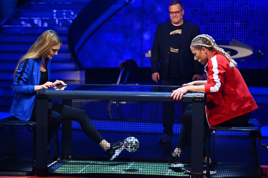 Subsoccer Football Table im Einsatz bei Schlag den Star