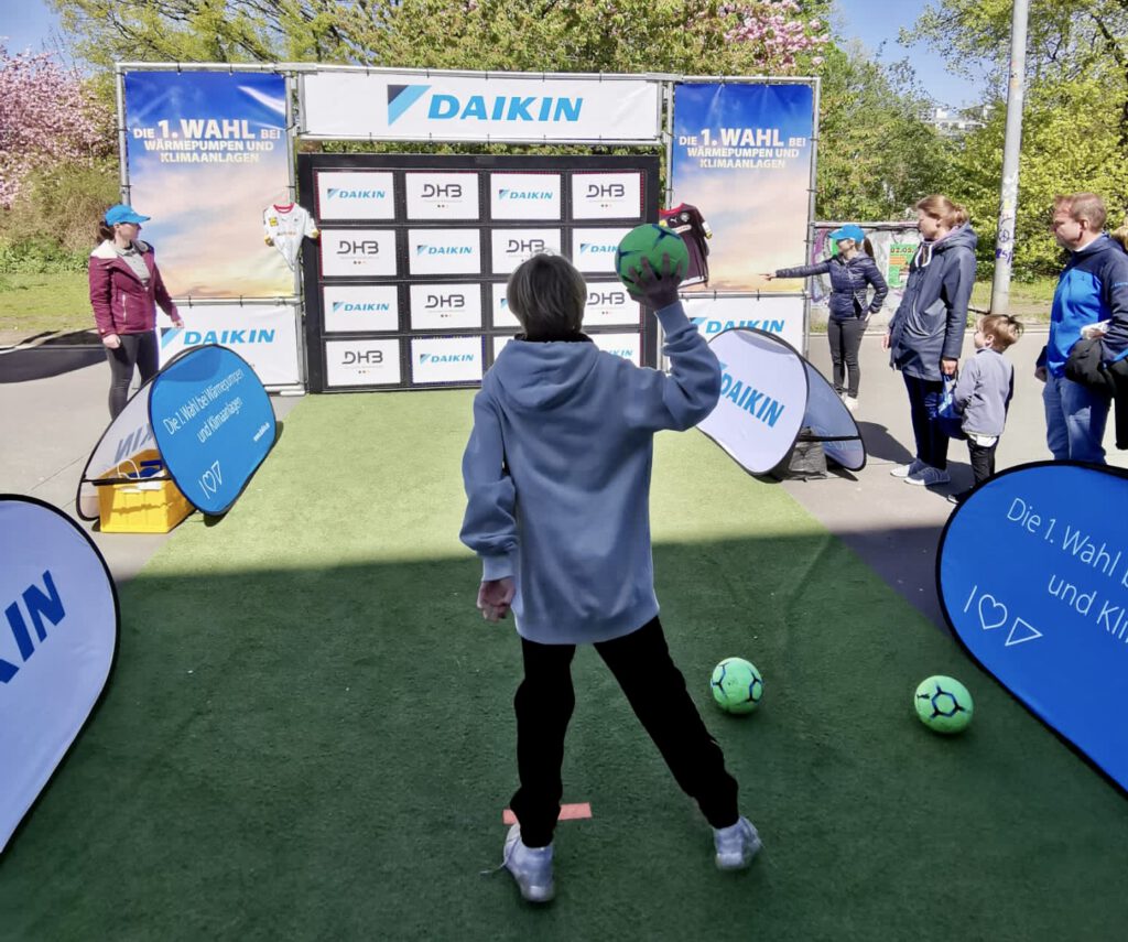 Mitreißende Partneraktivierung für DAIKIN beim Handball-Länderspiel Deutschland vs. Spanien